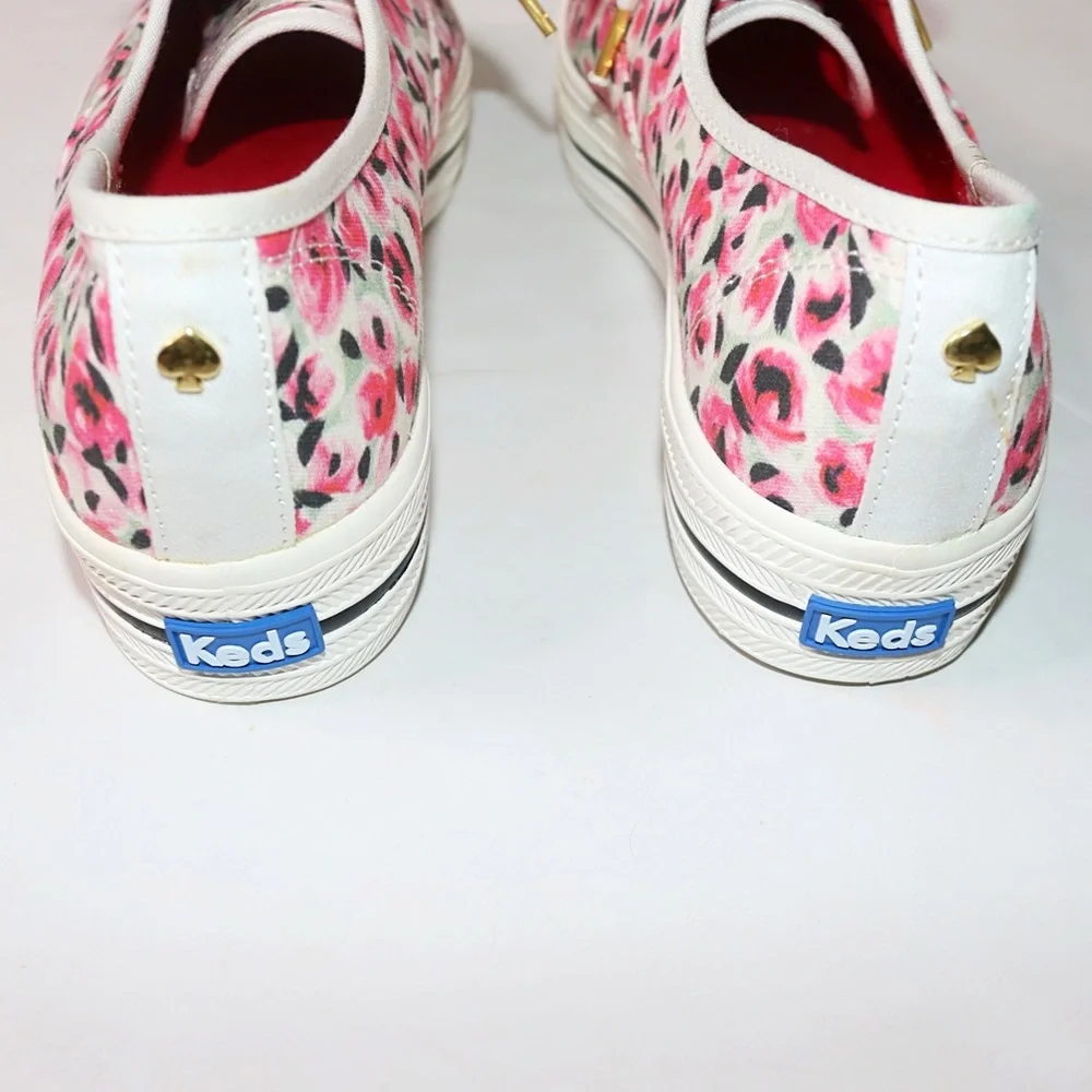 Keds® x Kate Spade Triple Kick Rose Garden Canvas Platform Sneakers